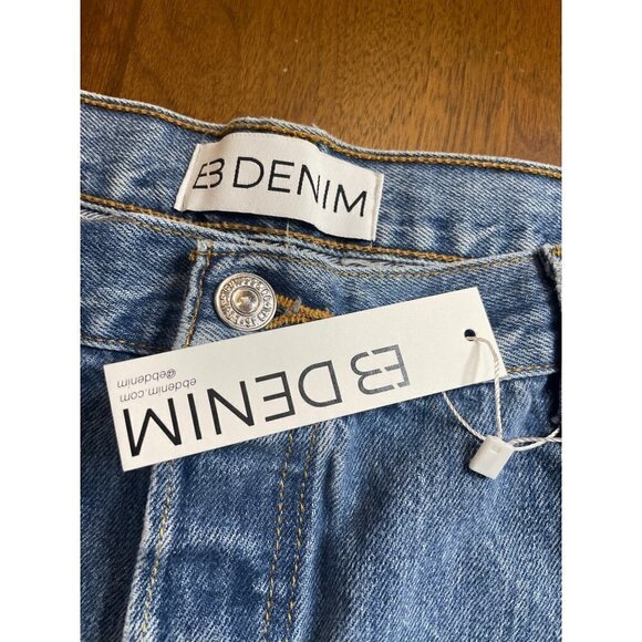 EB Denim OG Jean Denim Shorts in Light Wash 33 New Womens Jeans - Picture 8 of 16